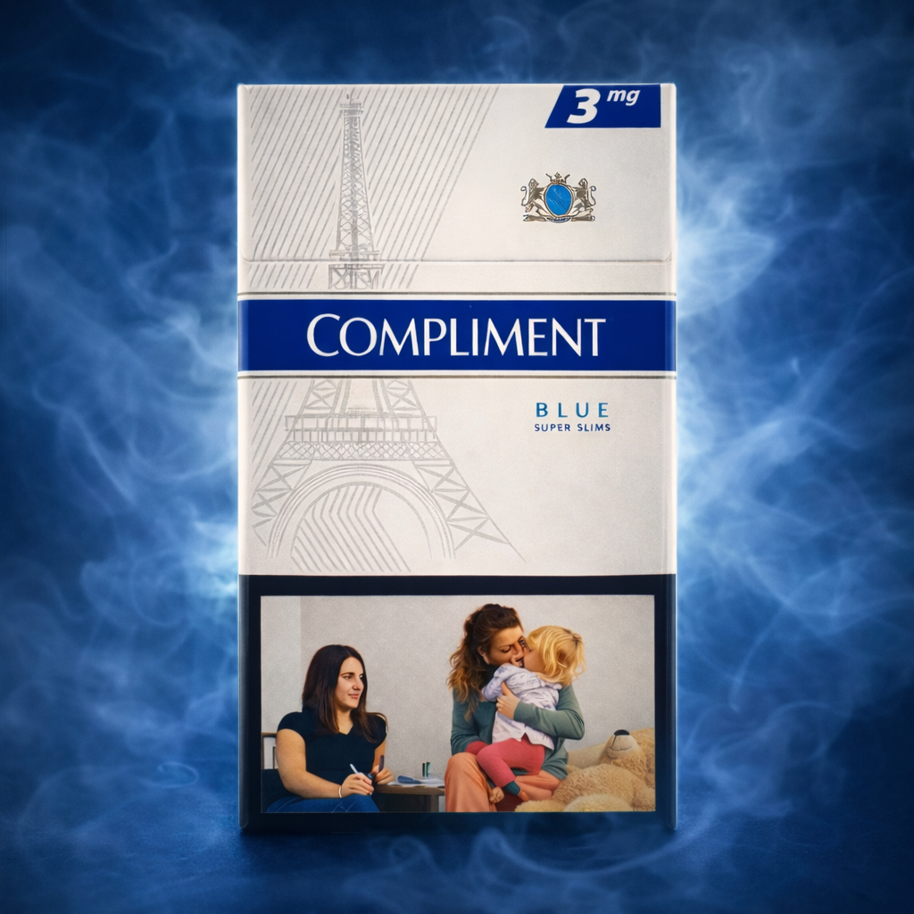 Compliment Super Slims Blue 3 — ароматний тютюн, легкість і висока якість для справжніх поціновувачів